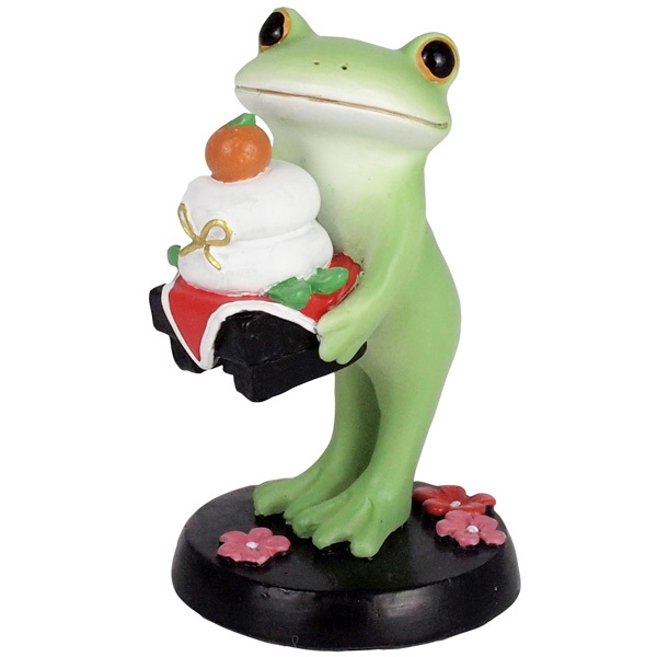 画像1: Copeau 鏡餅を飾るカエル