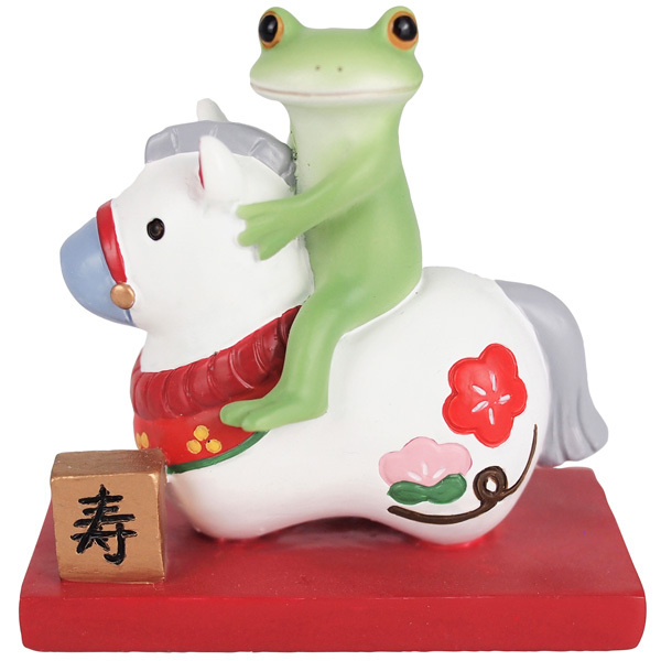 画像1: Copeau 干支午にのるカエル