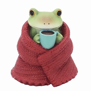 画像1: Copeau ぬくぬく毛布にくるまるカエル