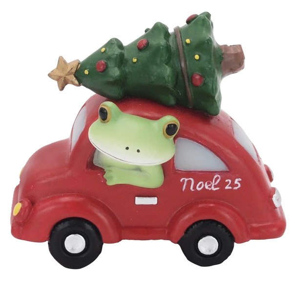 画像1: Copeau クリスマスツリーと車とカエル