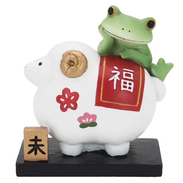 画像1: Copeau 干支未にのるカエル