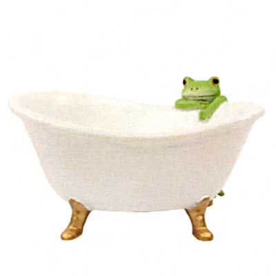 画像1: Copeau お風呂を待つカエル