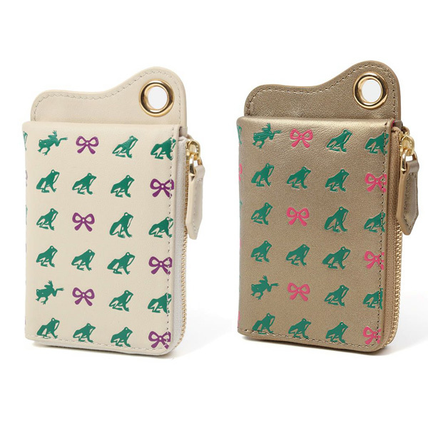 画像1: EoP モノグラム カエルリボン パスケースウォレット