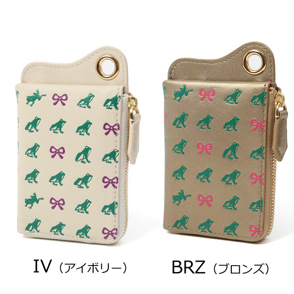 画像2: EoP モノグラム カエルリボン パスケースウォレット