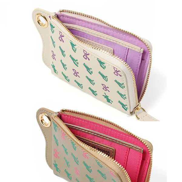 画像6: EoP モノグラム カエルリボン パスケースウォレット