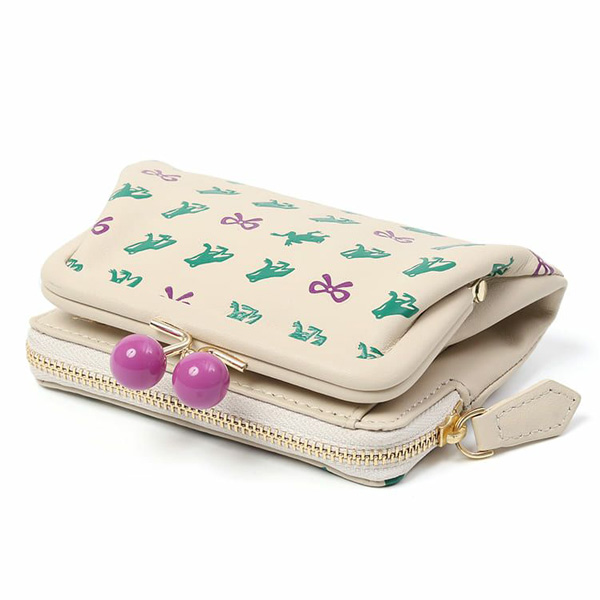 画像3: EoP モノグラム カエルリボン がまぐち二つ折り財布