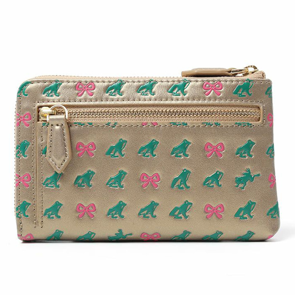 画像3: EoP モノグラム カエルリボン L字ファスナーウォレット