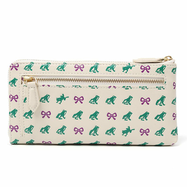 画像3: EoP モノグラム カエルリボン L字ファスナー長札入れ