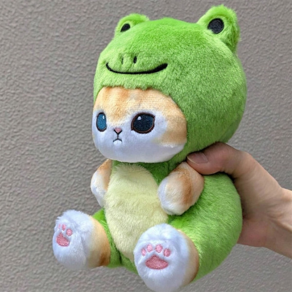 画像2: mofusand ぬいぐるみ かえるにゃん