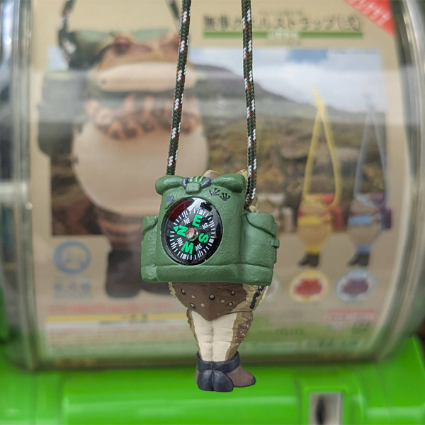 画像3: ガチャガチャ カエルの森工房 無事カエル ストラップ（弐）山野草色