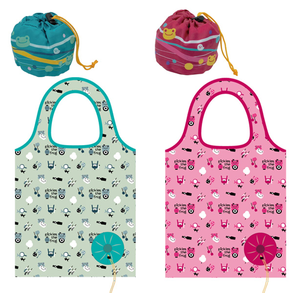 画像1: ピクルス にっこり縁日 ヨーヨーエコバッグ