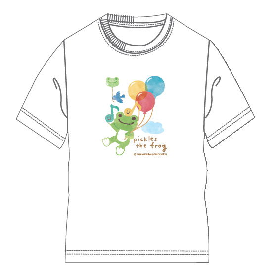画像1: ピクルス Ｔシャツ バルーン WHT
